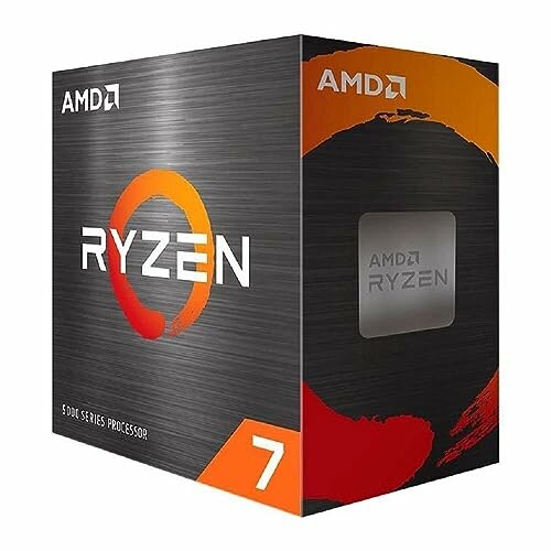 AMD Ryzen 7 processor box with colorful design
